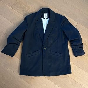 Cinq a Sept Khloe ruched sleeve blazer